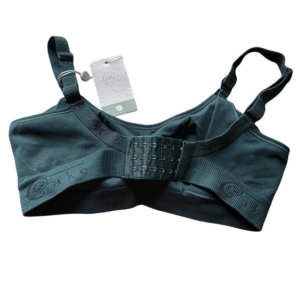 NEW CAKE LINGERIE WOMEN'S BLACK ROCK CANDY SEAMLESS SOFT NURSING BRA SIZE S - Picture 8 of 12